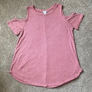 Cut out shoulder top